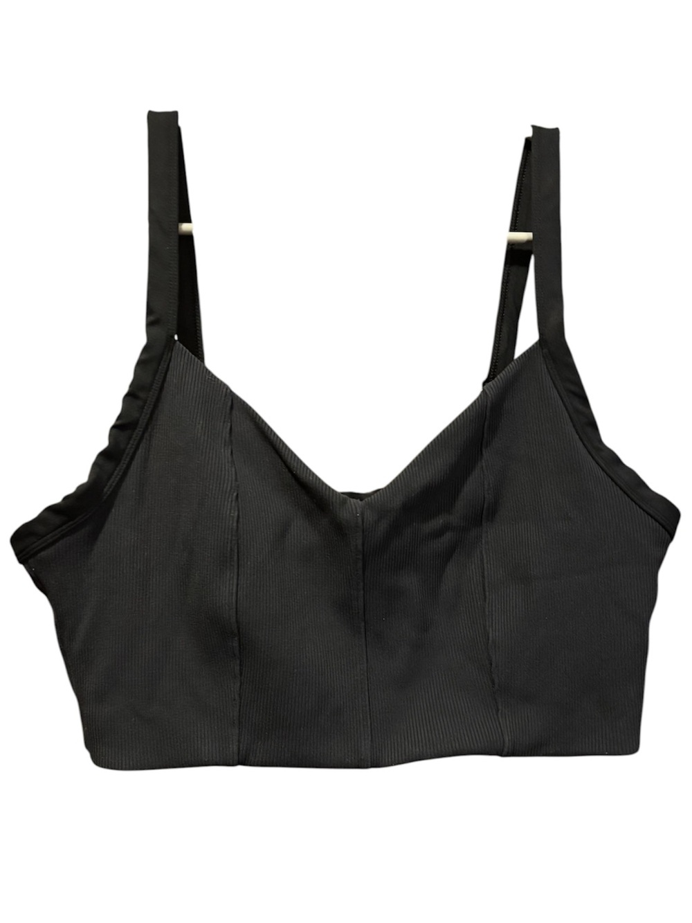 Offline by Aerie black ribbed medium support sports bra XL